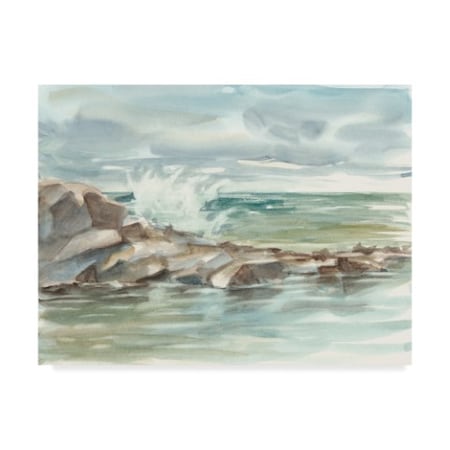 Ethan Harper 'Ua Ch Coastal Watercolor Iv' Canvas Art,24x32
